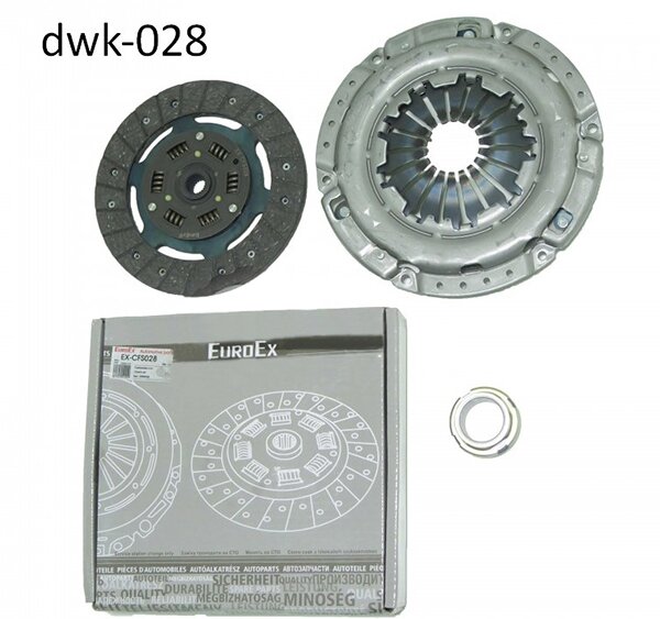 Натискний диск Деу Ланос • Lanos зчеплення+диск+вижимний "EuroEx" EX-CFS028 LANOS 1,6 DWK-028 - DWK-028 купити для ремонту
